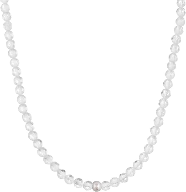 Detalle de BERGERLIN Naturstein Perlen Halskette mit 925