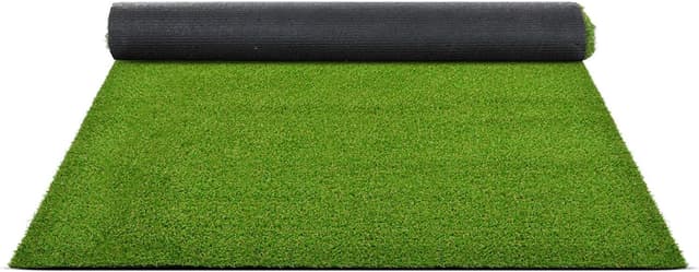 Detalle de Floordirekt Kunstrasen Outdoor Rasenteppich als Meterware – 18 mm Florhöhe, 200 x 300 cm