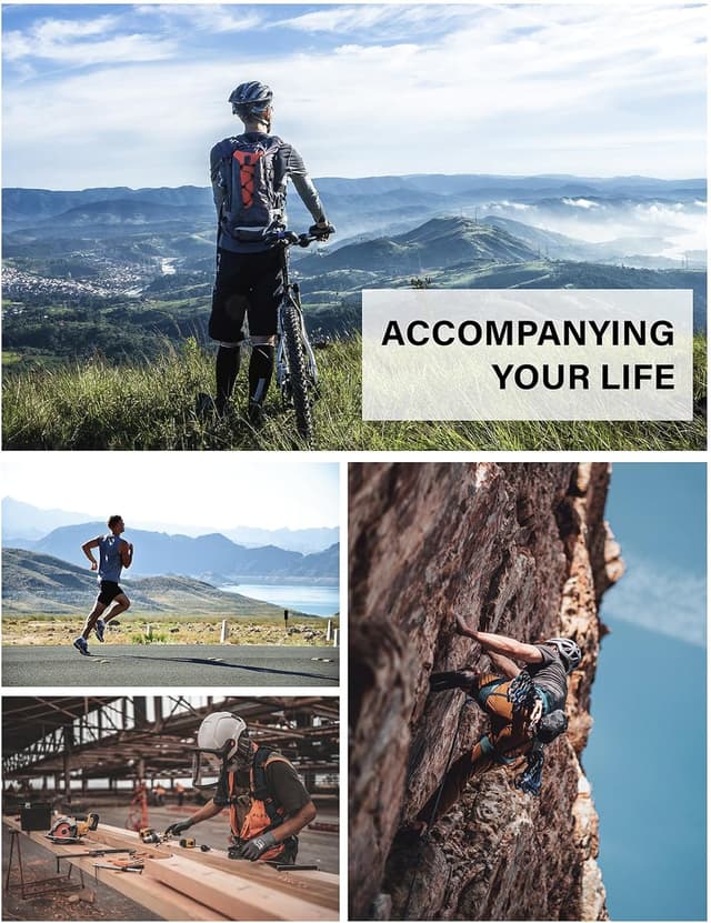 Thumbnail 6 de LXMY men’s adjustable canvas work belt with metal buckle (no holes)