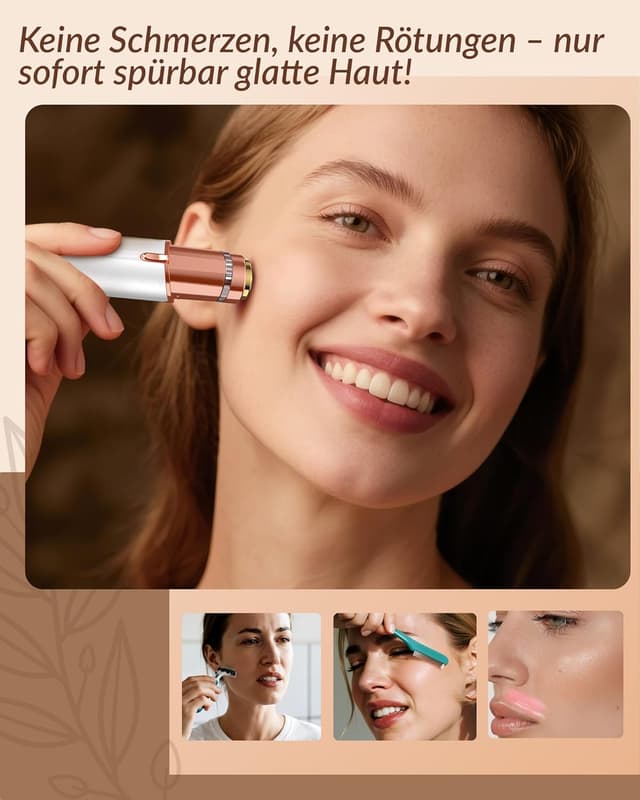 Thumbnail 2 de Gesichtshaarentferner Damen 70 Min Kabellos