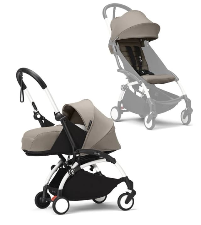 Detalle de Stokke YOYO³ Carro de bebé con pack recién nacido