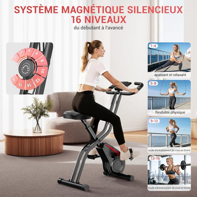 Detalle 2 de CURSOR vélo d'appartement 16 niveaux