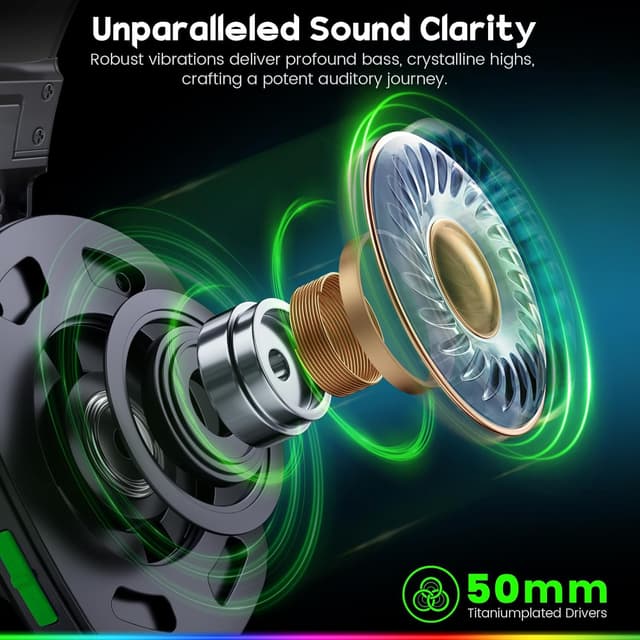 Thumbnail 5 de WESEARY WG1 Wireless Gaming Headset 50mm