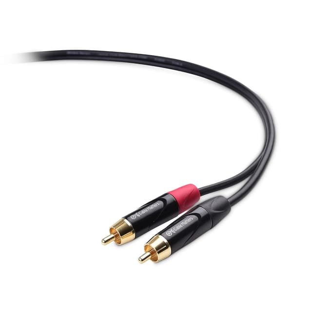 Detalle 2 de Cable Matters asymmetrisches Cinch-auf-XLR-Kabel (2×RCA auf XLR) – 1,8 m