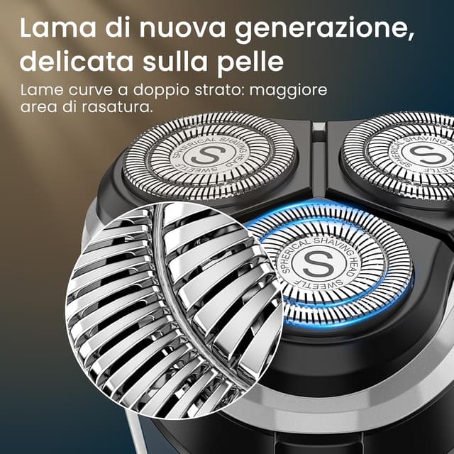 Thumbnail 6 de SweetLF Rasoio elettrico uomo 9000 RPM