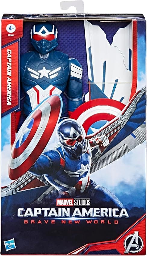 Detalle 2 de Marvel Studios Captain America Brave New World figura 30 cm
