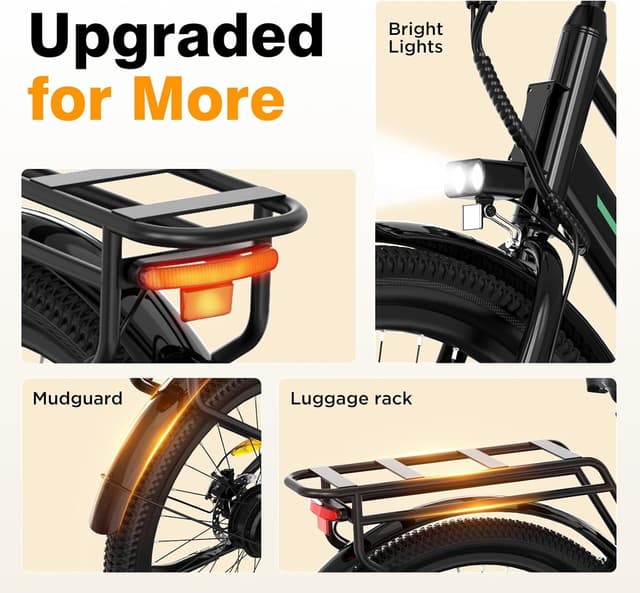 Thumbnail 6 de HITWAY 27.5" Electric Bike — 250W City Commuter 🚴♀