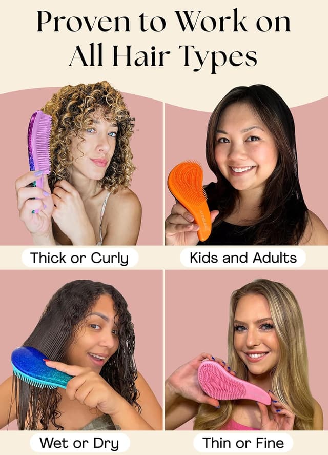 Detalle 2 de Lily England Detangler 400 bristles 💇♀