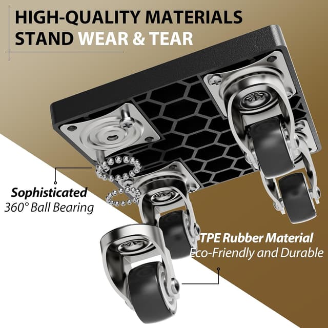 Detalle de ONEON Furniture Movers with Wheels & Lifter Kit (1 1/4" TPE wheels) up to 500 lb