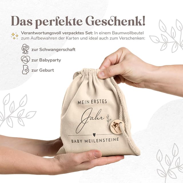 Thumbnail 6 de Holz Meilensteinkarten Baby 30-teilig