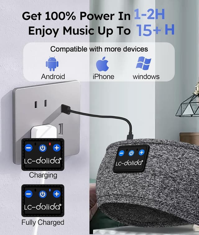 Thumbnail 5 de LC-dolida Auriculares Bluetooth Inalámbricos Deportivos