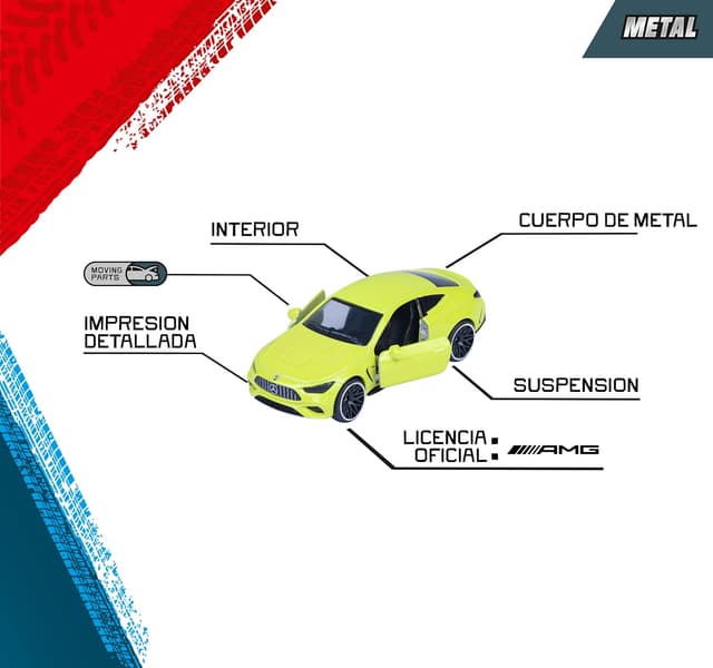 Detalle 1 de Mercedes-AMG Majorette Giftpack 5 pezzi