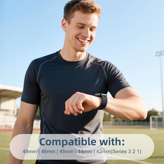 Thumbnail 6 de Mastten Sports Strap for Apple Watch 46mm