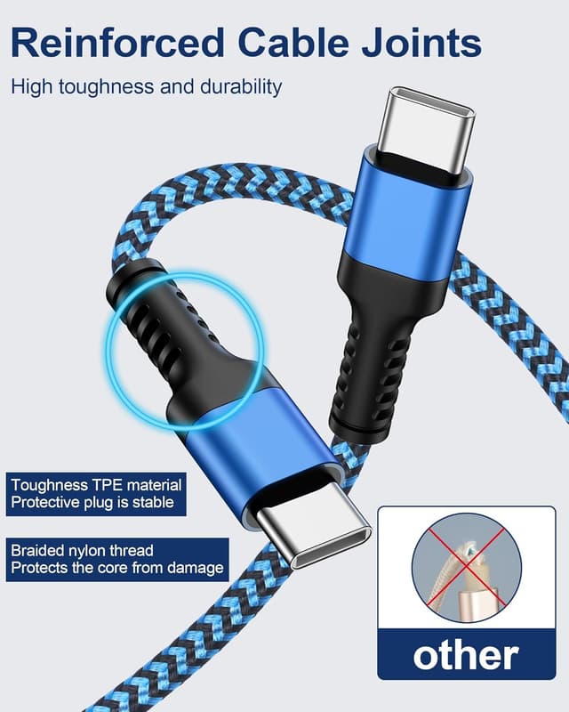 Detalle 2 de Apple iPhone 15/16/17 Fast Charger Cable 10ft