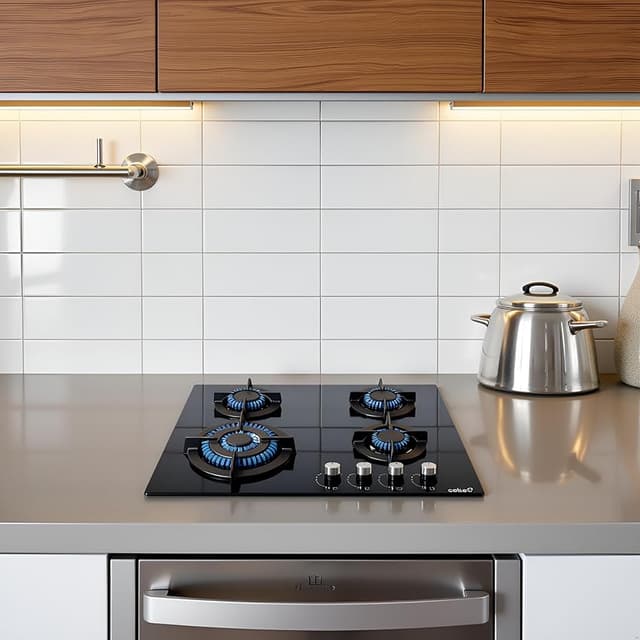 Thumbnail 6 de CATA CCI 6031 BK Encimera gas 59 cm con 4 quemadores 🧱