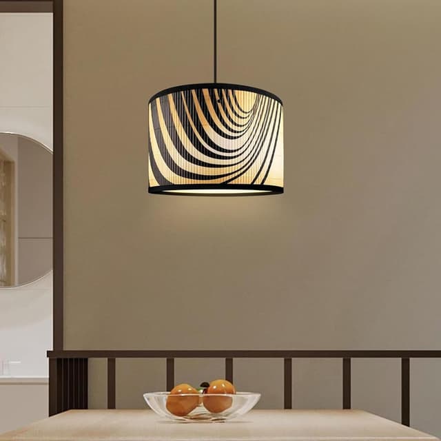 Detalle de Kinhwa Bambus Lampenschirm 30x30x20cm