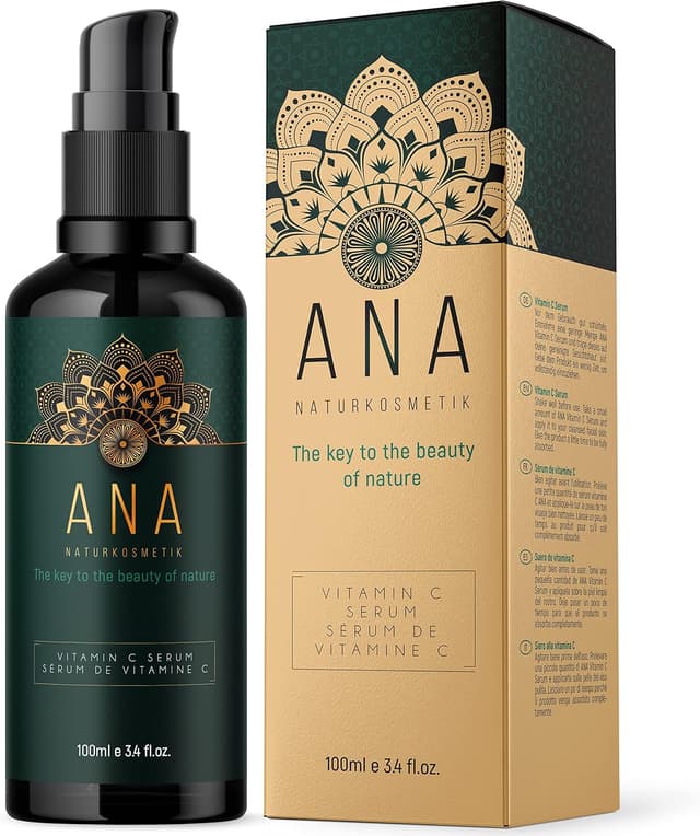 Detalle de Siero alla Vitamina C BIO Vegan 100 ml ANA Naturkosmetik (olio di canapa e complesso HGA Booster)