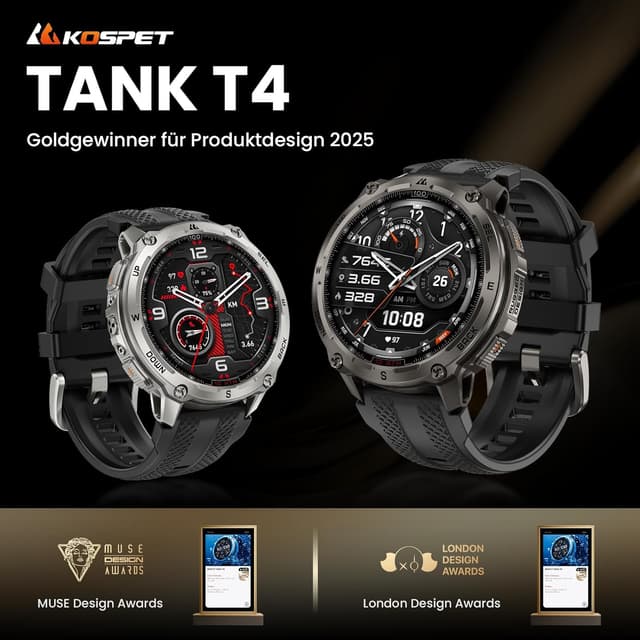 Thumbnail 5 de KOSPET Tank T4 1,43" GPS Smartwatch