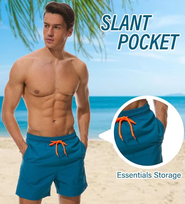 Detalle 2 de Costume uomo asciugatura rapida pantaloncini