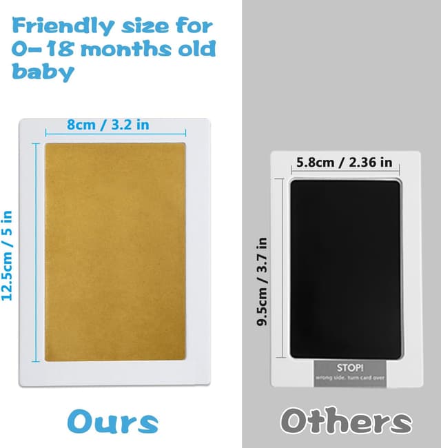 Thumbnail 4 de Zemiu Baby Handprint and Footprint XL Kit, 2 pcs
