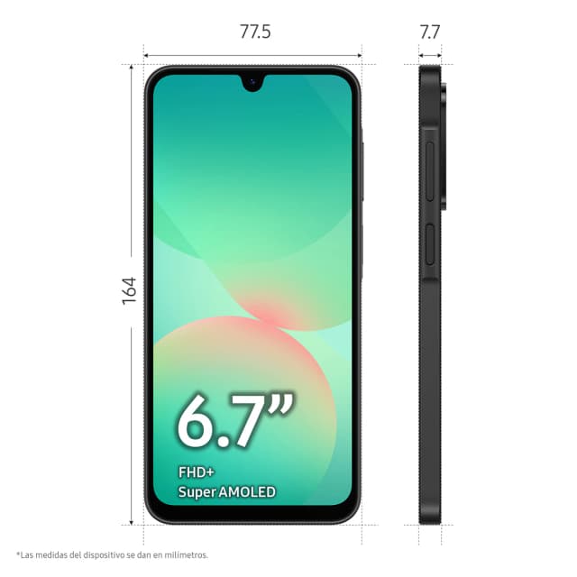 Detalle 2 de Samsung Galaxy A26 5G 8 GB + 256 GB móvil libre
