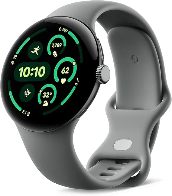 Detalle de Google Pixel Watch 3 - Elegante en Verde Liquen 🍃