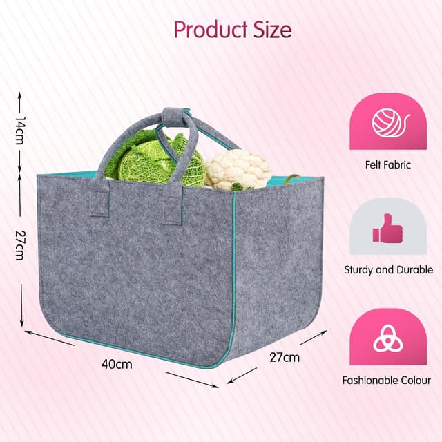 Thumbnail 2 de Cozary Filztasche Einkaufstasche 30L