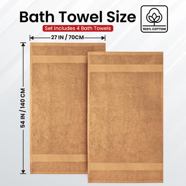 Thumbnail 2 de Infinitee Xclusives Luxury Bath Towels 27x54