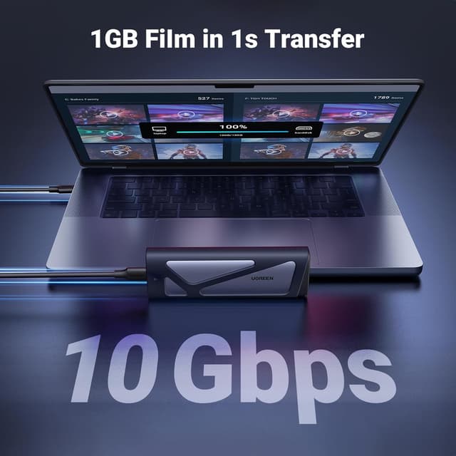 Thumbnail 1 de UGREEN M.2 NVMe & SATA Enclosure 10Gbps