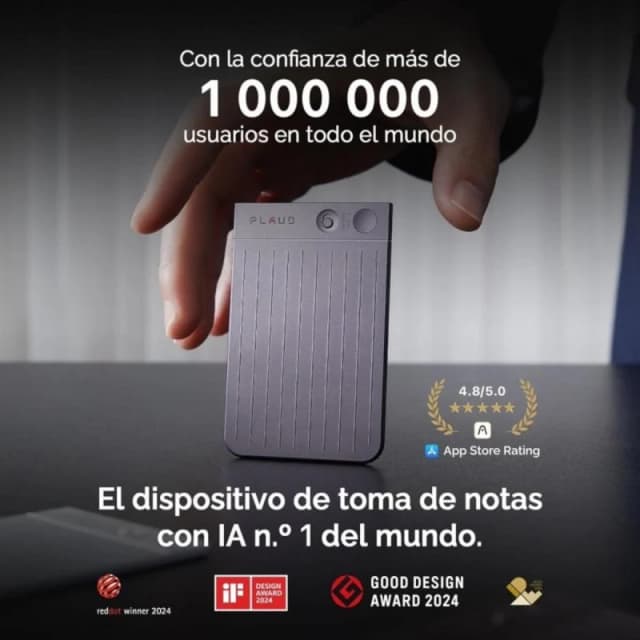 Detalle de Plaud Note 64 GB — grabadora de voz con IA