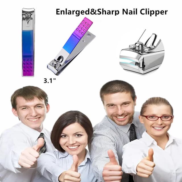 Thumbnail 6 de walentin profwr Maniküre-Set Nagelknipser-Kit für Familie – 7-teilig, Reiseetui