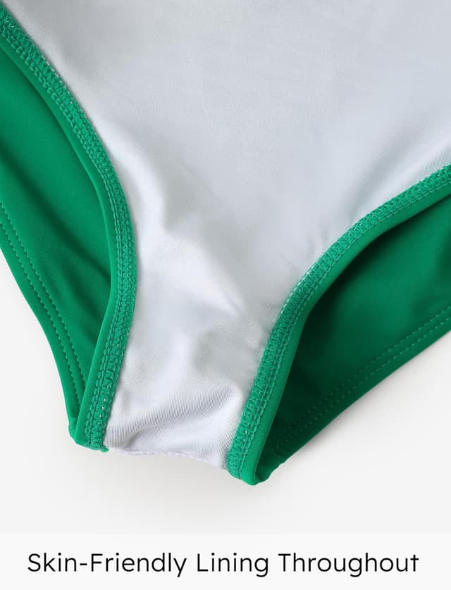 Detalle de PATPAT Costume Bambina 3 Pezzi Bikini (Top + Slip + Gonna) per mare e piscina 5-12 anni