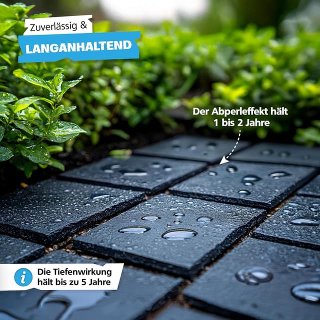 Detalle de SPRINGER HX1000 Steinimprägnierung (5 L) für Stein- & Fliesen – Nanoversiegelung für innen & außen