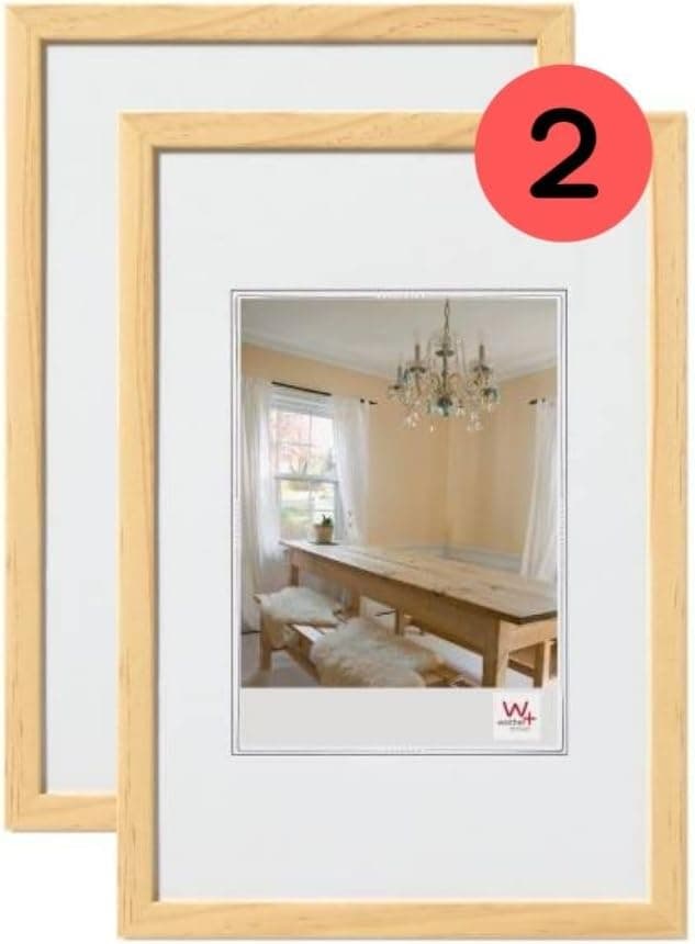 Detalle de walther design Peppers : cadre photo/pin 7 x 10 cm en pin