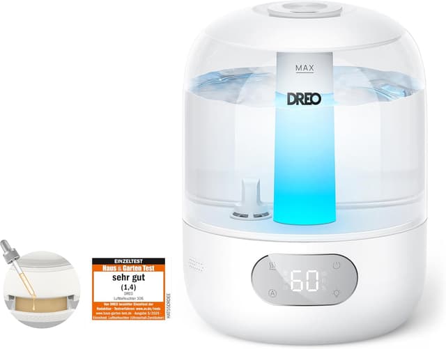 Imagen de DREO Luftbefeuchter 3 Liter für Schlafzimmer en OfertitasTOP