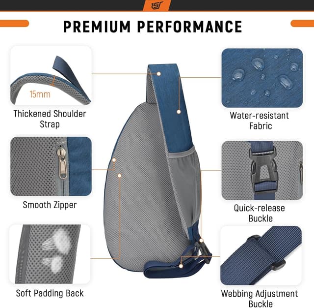 Detalle 2 de SKYSPER RFID Sling Bag Crossbody