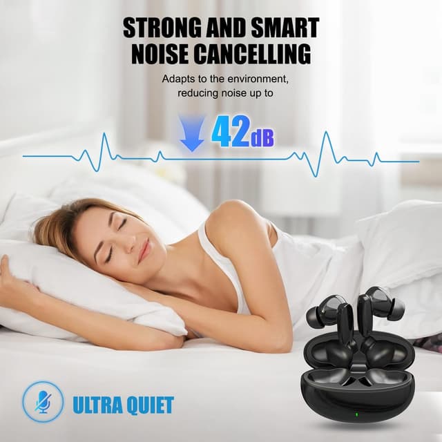 Detalle 1 de DAILINK Bluetooth Kopfhörer mit Ladekoffer 15 m