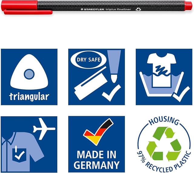 Thumbnail 4 de Staedtler 334 C60. Pack 60 Rotuladores Fineliner Colores Brillantes 🎨