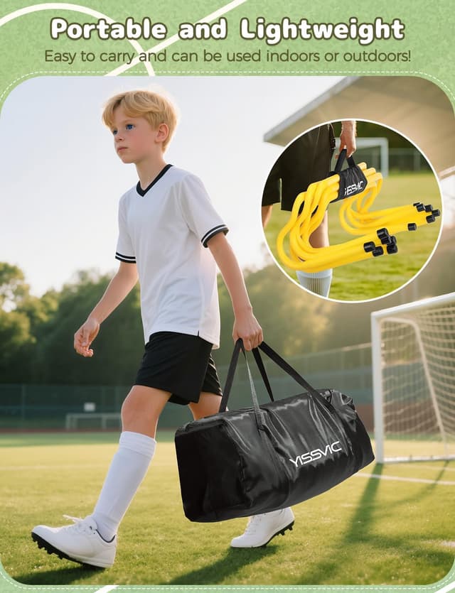 Thumbnail 6 de Agility ladder set with 8 rungs and cones