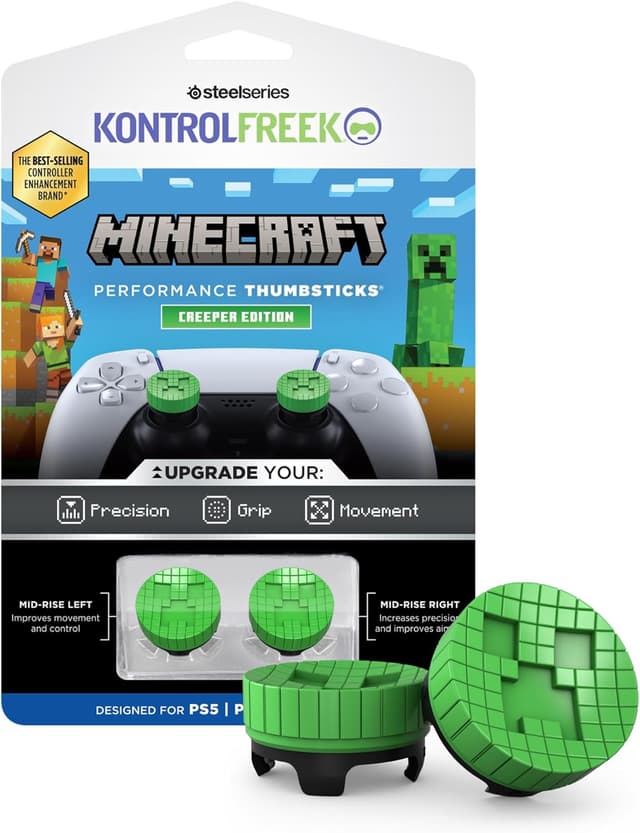 Detalle de KontrolFreek Creeper Edition Thumbsticks for PS5/PS4