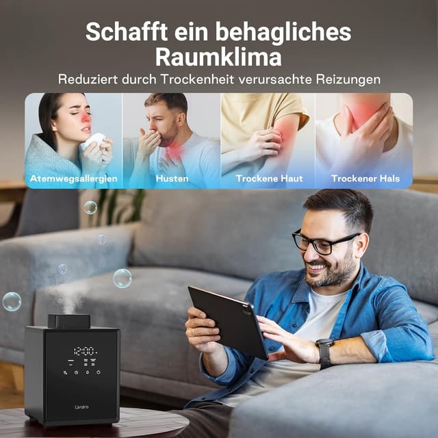 Thumbnail 2 de Humidificador de vapor caliente 3 L acero inoxidable