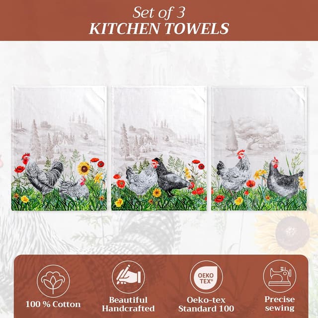 Thumbnail 1 de Maison d' Hermine Kitchen Towels 50x70 cm
