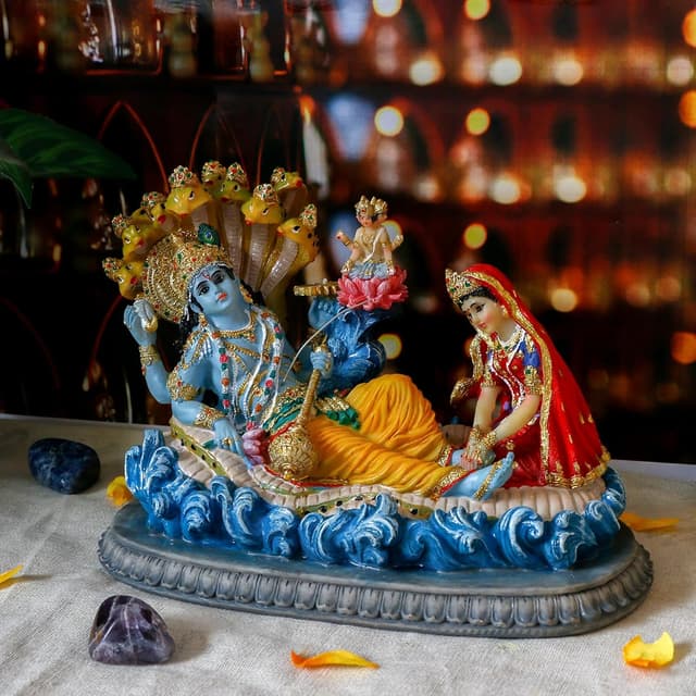 Detalle 2 de Statue Alikiki Vishnu 21 cm ⚜
