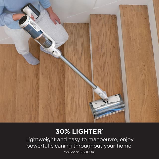 Detalle de Shark Clean & Empty Cordless Vacuum Cleaner with Auto-Empty System (BU3521UK) – lightweight anti hair wrap with dock