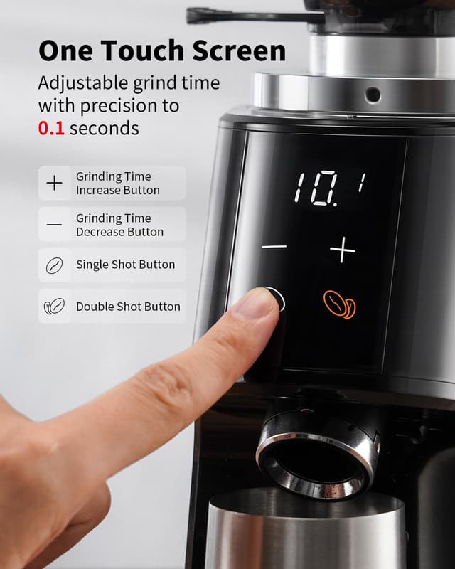 Thumbnail 4 de SHARDOR Professional 64mm Burr Coffee Grinder — 100 settings