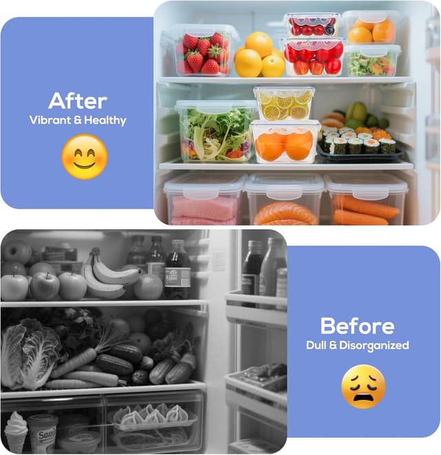 Thumbnail 4 de VINATO Kit de 4 recipientes herméticos 4 tamaños