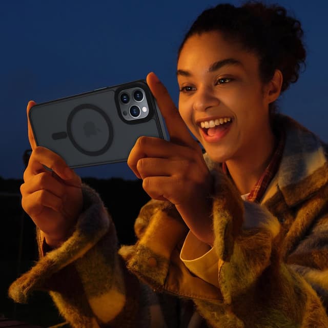 Thumbnail 6 de XTCASE Coque iPhone 11 Pro magnétique compatible MagSafe (noir) – face mate translucide et protection anti-chocs