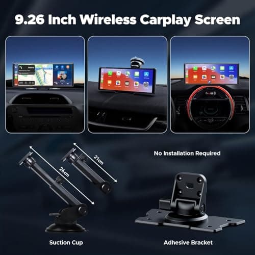 Thumbnail 8 de LAMTTO 9.26" Wireless CarPlay & Android Auto 9.26"