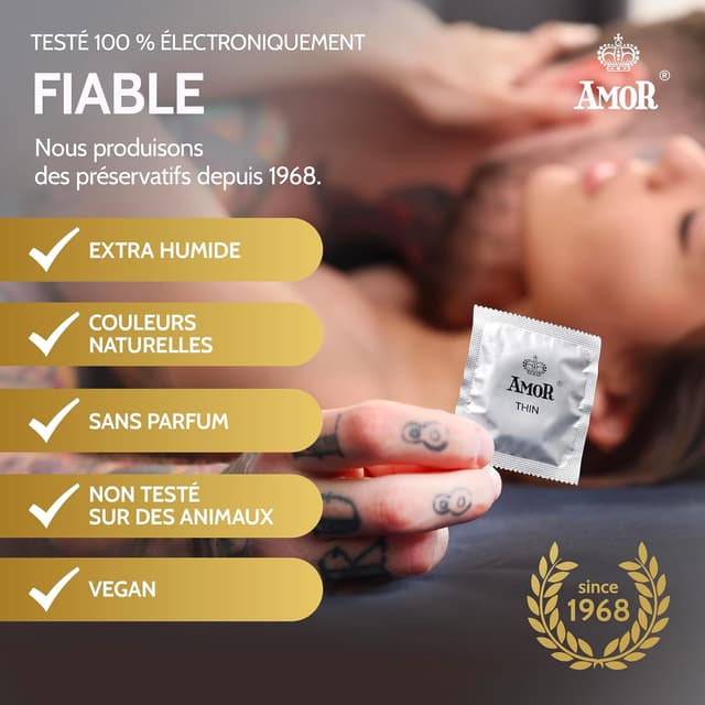 Thumbnail 3 de AMOR Premium Thin 0,055 mm Ø53 - Lot 100