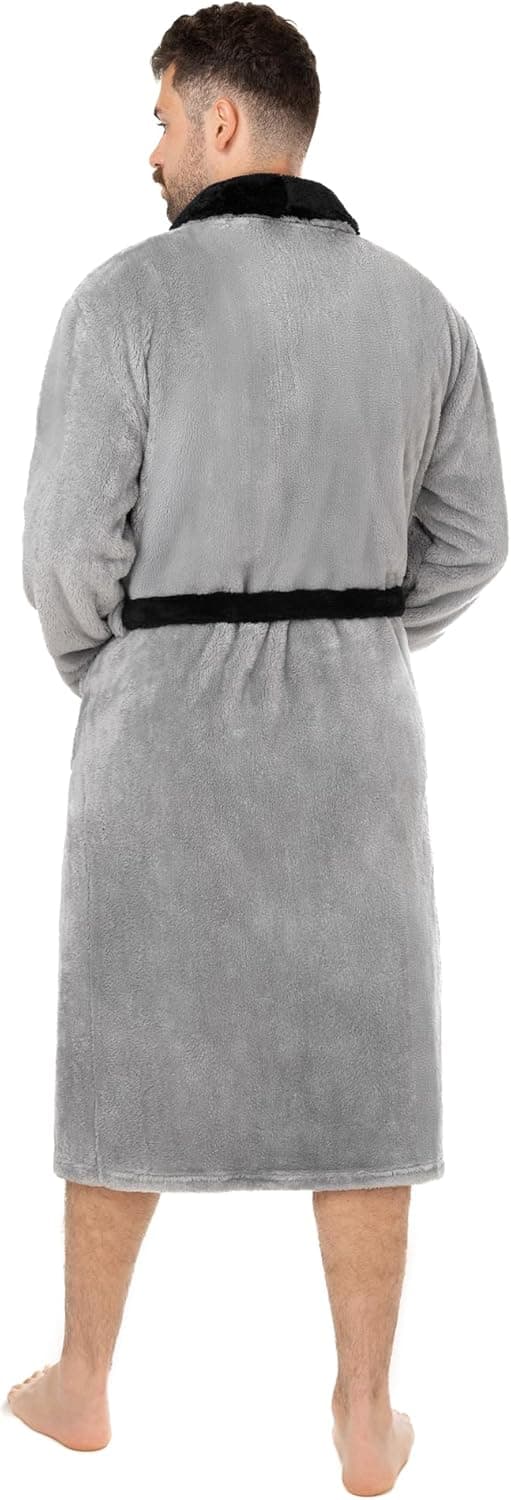 Detalle 2 de LEBENGOOD Bata Hombre Invierno Bata